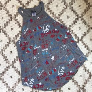 Americana graphic swing tank